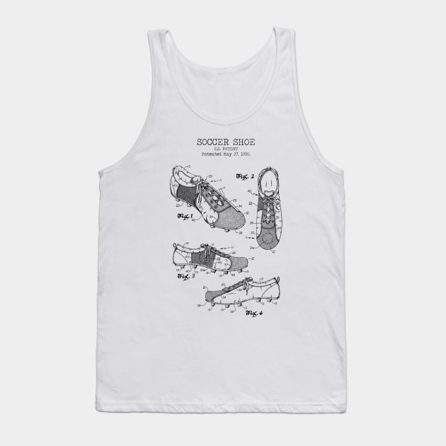 SOCCER SHOE Tank Top by Dennson Creative